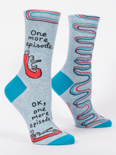 Blue Q - "One More Episode" Women's Socks