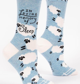 Blue Q - "In Loving Memory of Sleep" Women's Socks