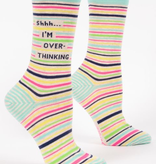 Blue Q - "Shhh I'm Overthinking" Women's Socks