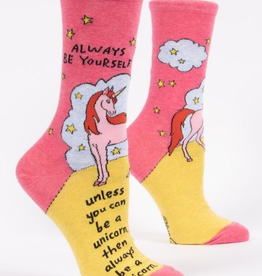 Blue Q - "Always Be A Unicorn" Women's Socks