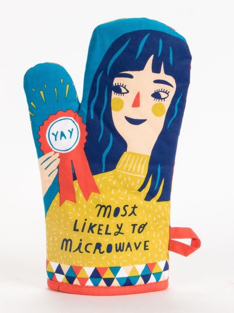 Blue Q - "Most LIkely to Microwave" Oven Mitt