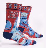 Blue Q - "Crazy Cat Dude" Men's Socks