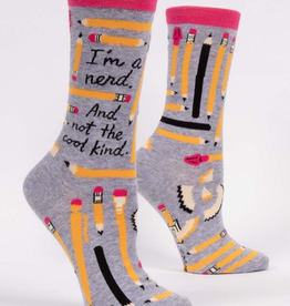 Blue Q - "I'm a Nerd" Women's Socks