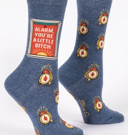 Blue Q - "Alarm, You're a Little Bitch" Women's Socks