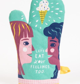 Blue Q - "Let's Eat Your Feelings Too" Oven Mitt