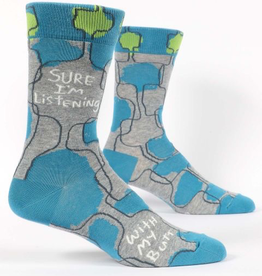 Blue Q - "Sure, I'm Listening..." Men's Socks