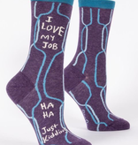 Blue Q - "I Love My Job" Women's Socks