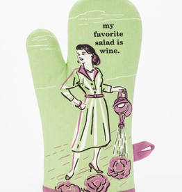 Blue Q - "My Favorite Salad is Wine" Oven Mitt