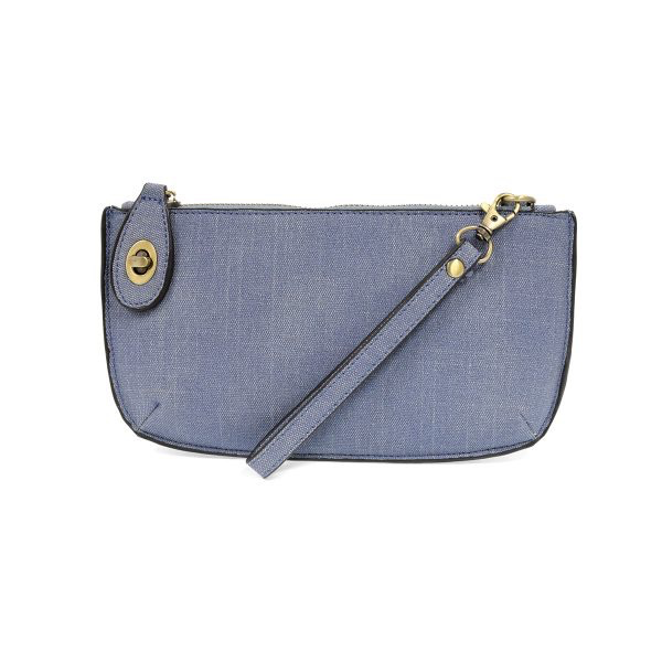 Joy Susan - Chambray Crossbody Wristlet Clutch