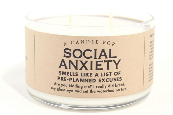 Whiskey River Soap Company - Social Anxiety - Candle