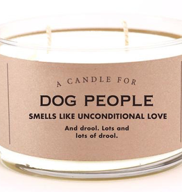 Whiskey River Soap Company - Dog People - Candle