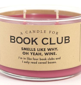 Whiskey River Soap Company - Book Club - Candle