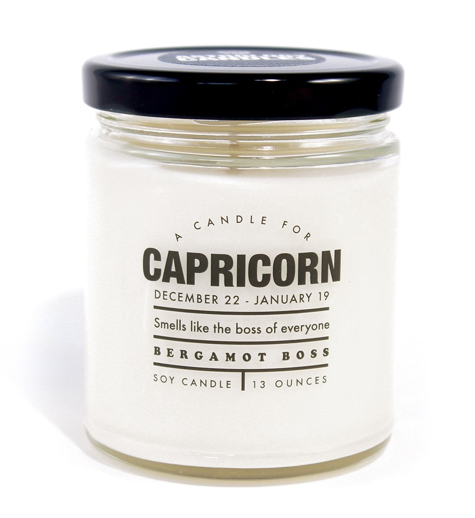 Whiskey River Soap Company - Astrology Candle Capicorn