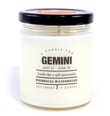Whiskey River Soap Company - Astrology Candle Gemini