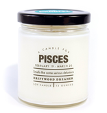 Whiskey River Soap Company - Astrology Candle Pisces
