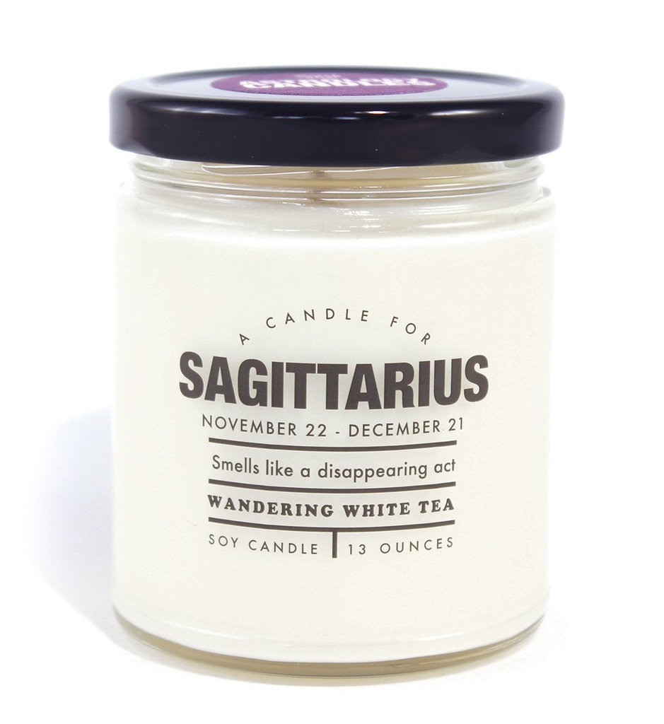 Whiskey River Soap Company - Astrology Candle Sagittarius