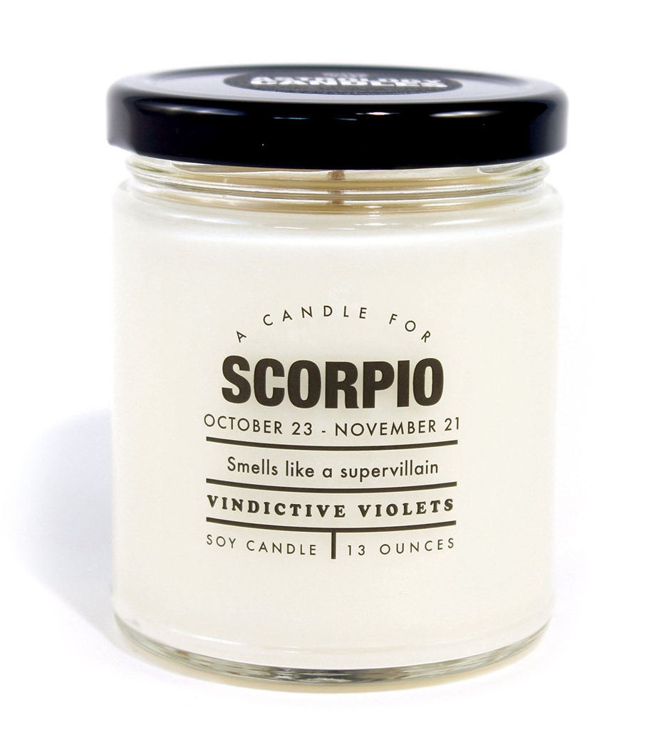 Whiskey River Soap Company - Astrology Candle Scorpio