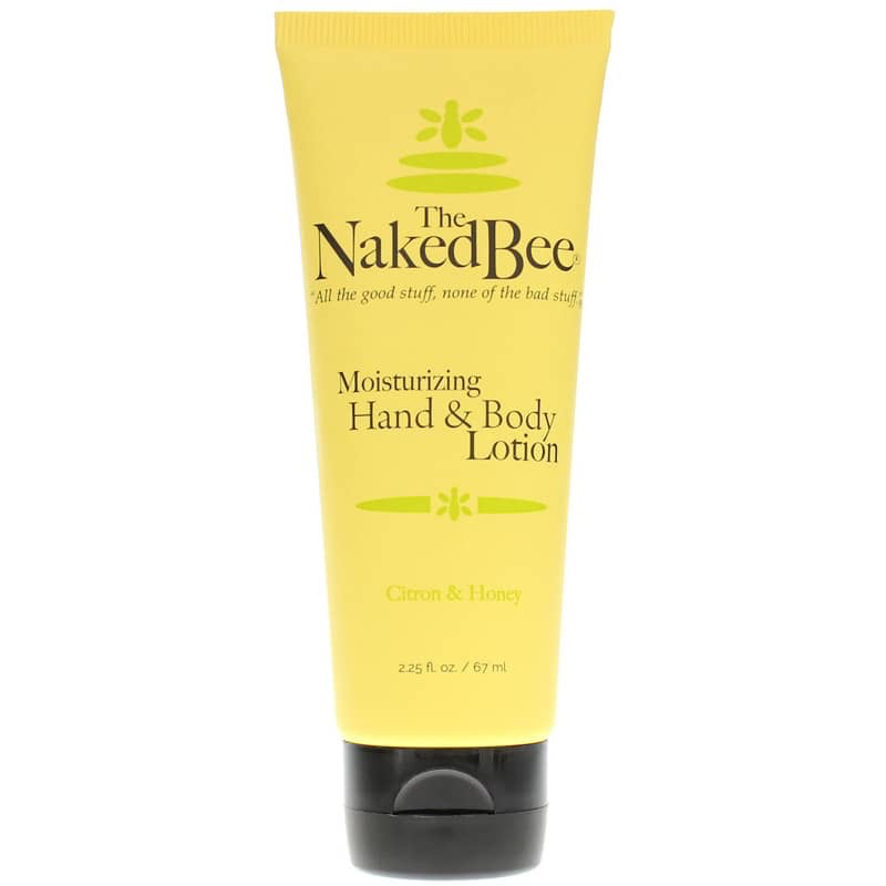 The Naked Bee - Citron & Honey Hand & Body Lotion  2.25 oz
