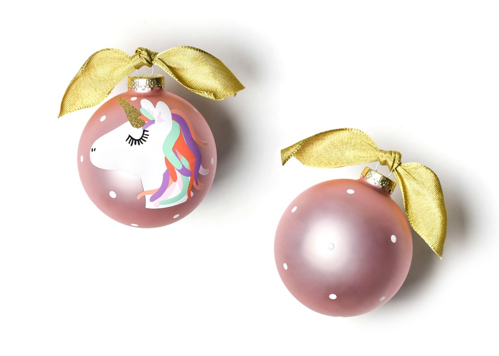 Coton Colors: Unicorn Glass Ornament