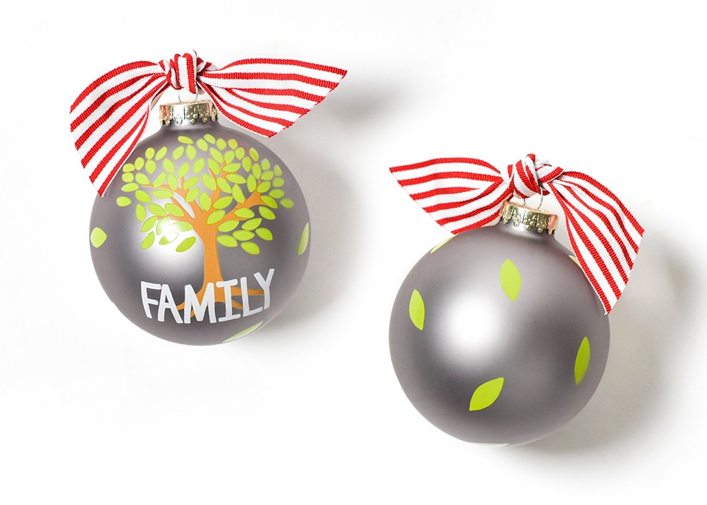 Coton Colors: Family Tree Glass Ornament