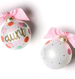 Coton Colors: Best Aunt Ever Glass Ornament