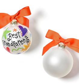 Coton Colors: Best Grandparents Ever Glass Ornament