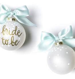 Coton Colors:  Bride To Be Glass Ornament