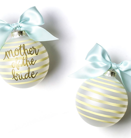 Coton Colors: Stripe Mother of the Bride Glass Ornament