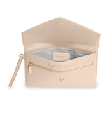 Katie Loxton ESME Envelope Clutch: Be Your Own Kind - Nude Pink