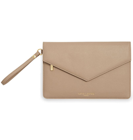 Katie Loxton ESME Envelope Clutch: Tres Chic - Taupe