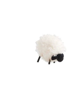 4" Wooly Black Faced Sheep