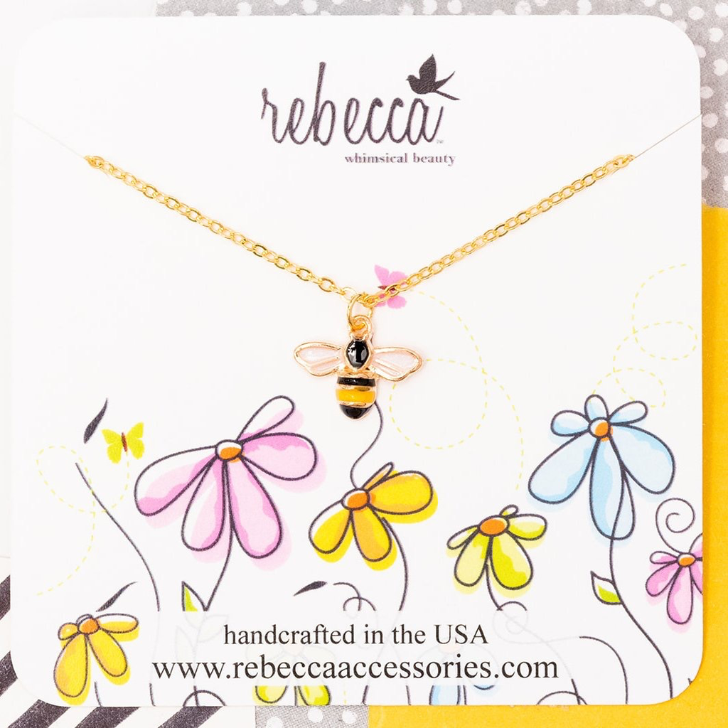Rebecca Bumble Bee Necklace