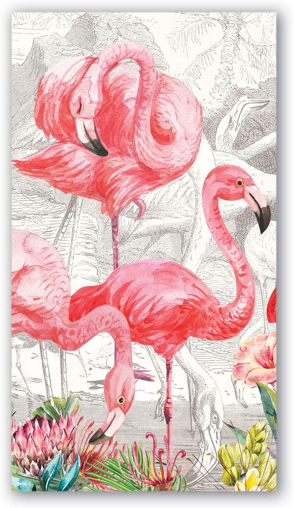 Michel Design Works - Flamingo Paper Hostess Napkins