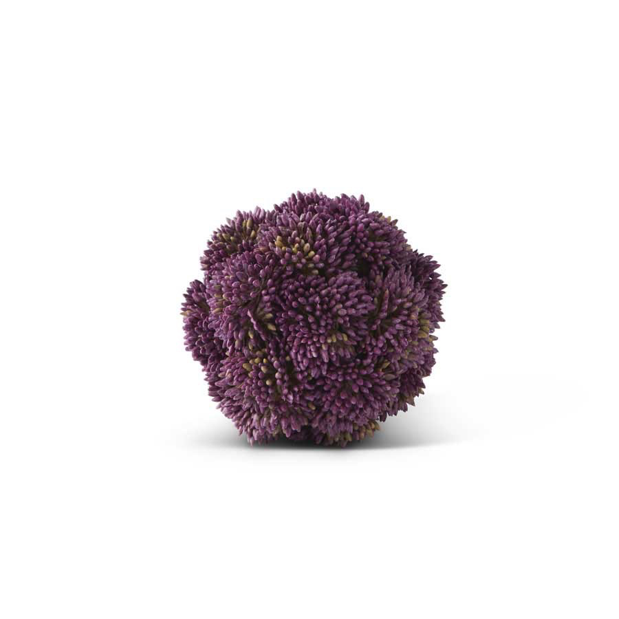 4 Inch Purple Sedum Ball