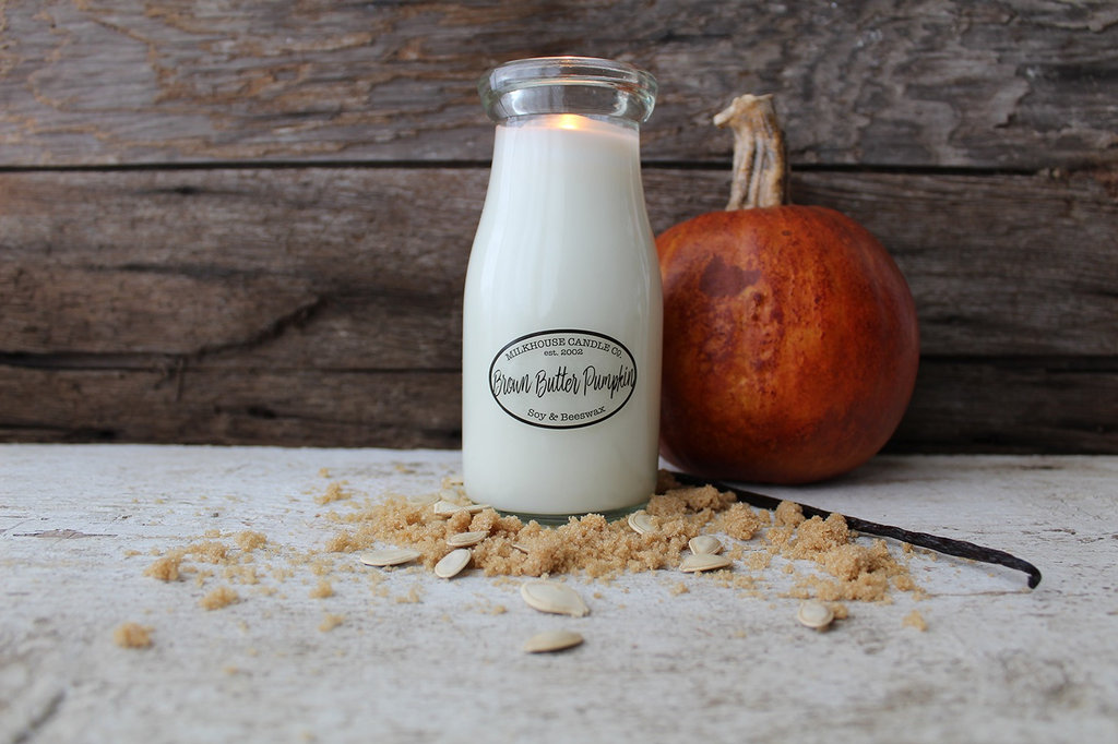 Milk Bottle:  Brown Butter Pumpkin