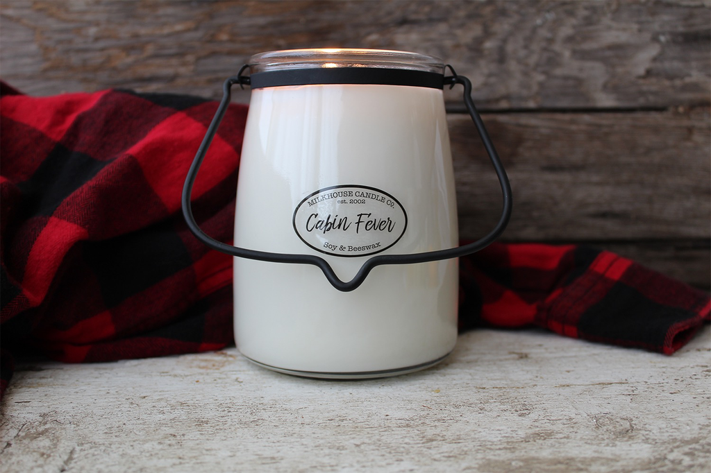 Butter Jar 22 oz:  Cabin Fever