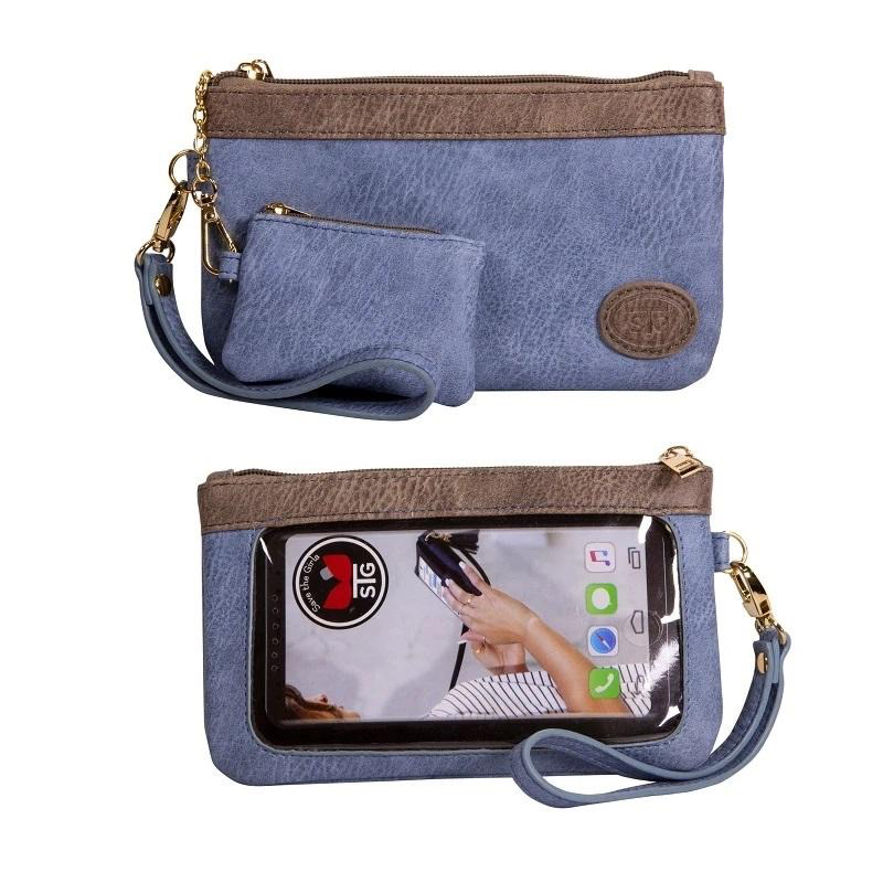 Save the Girls Catchy Clutch/Shasta Blue