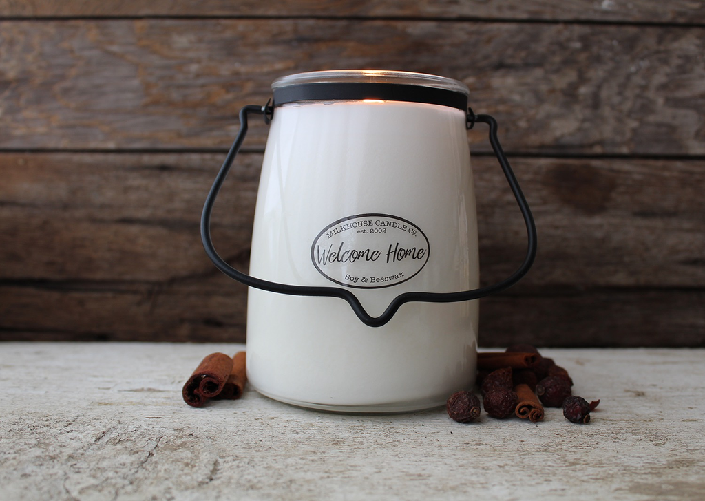 Butter Jar 22 oz:  Welcome Home