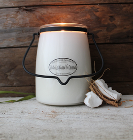 Butter Jar 22 oz:  White Driftwood & Coconut