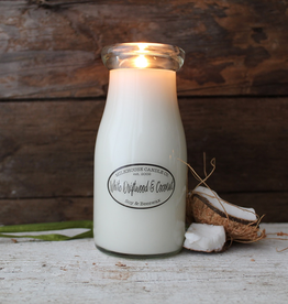 Milk Bottle:  White Driftwood & Coconut