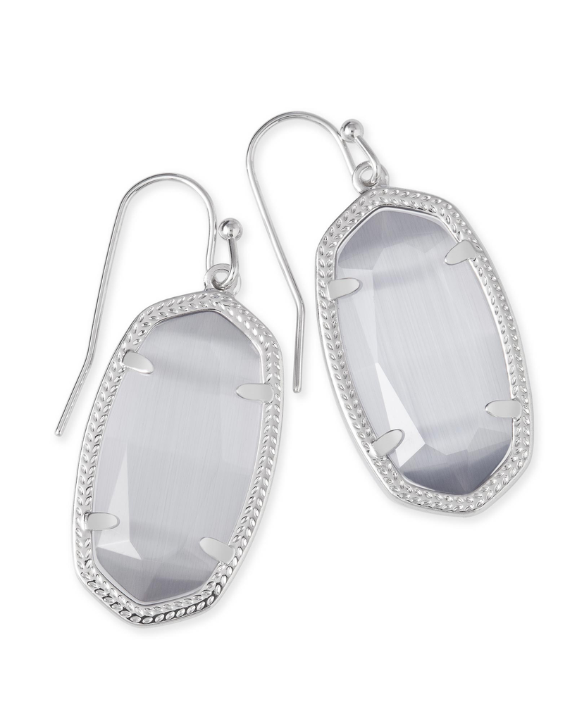 Kendra Scott - Dani Earrings in Slate Cats Eye