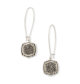 Kendra Scott - Davis Drop Earrings in Platinum Drusy