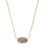 Kendra Scott - Elisa Necklace in Platinum Drusy