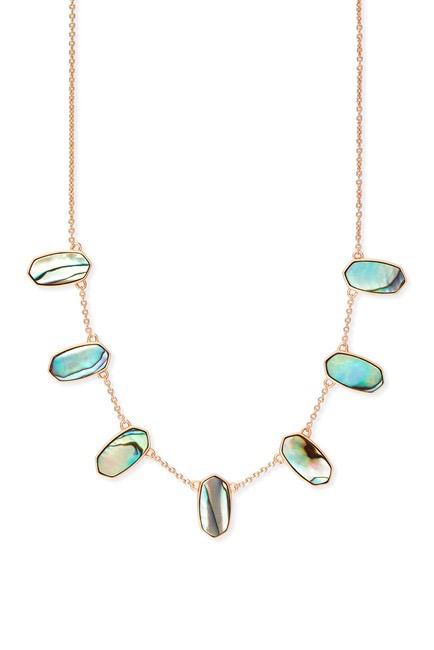 Kendra Scott Camry Gold Multi Strand Necklace in Iridescent Abalone | The  Paper Store
