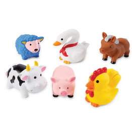 Mud Pie Farm Animal Rubber Bath Toys
