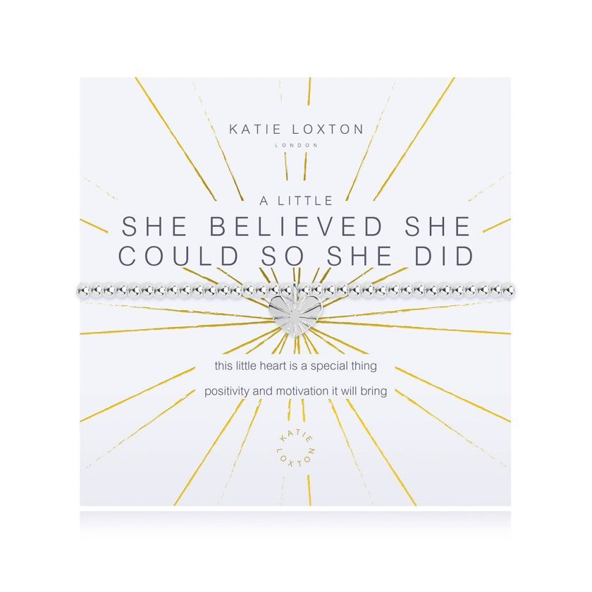 Katie Loxton - a little She Believed She Could Bracelet