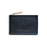 Katie Loxton Alexa Metallic Card Holder - Blue Shimmer