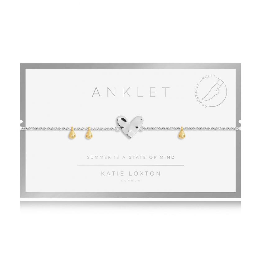 Katie Loxton - Silver Heart Anklet