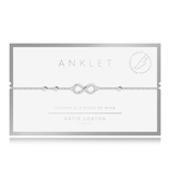 Katie Loxton - Silver Infinity Anklet