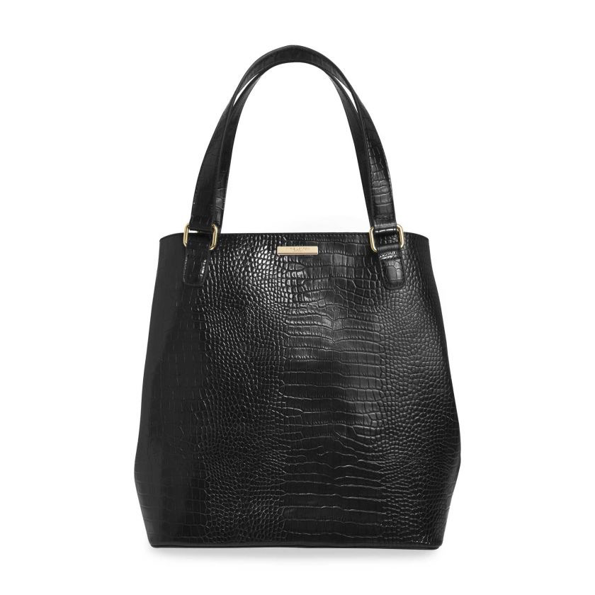 Katie Loxton Celine Croc Day Bag - Blak